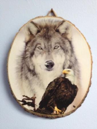 WILDLIFE ART BY BALD EAGLE FLAG STORE, BEAR, WOLF, BOB CAT, BALD EAGLE, FALCON, DEER, RACCOON, FOX, FISH