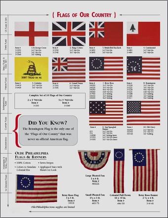 HISTORICAL FLAGS FROM BALD EAGLE FLAG STORE FREDERICKSBURG VA 540-374-3480 BALDEAGLEINDUSTRIES.COM