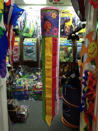 bald eagle flag store ladybug windsock at bald eagle kite shop fredericksburg va