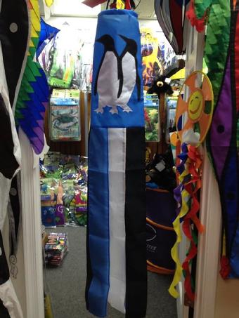 bald eagle flag store large penguin windsock at bald eagle kite shop fredericksburg va