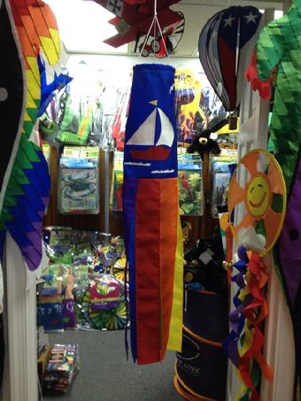 bald eagle flag store sailboat windsock at bald eagle kite shop fredericksburg va