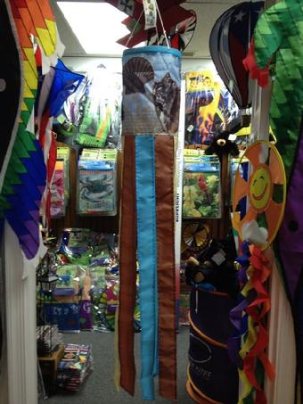 bald eagle flag store seashell windsock at bald eagle kite shop fredericksburg va