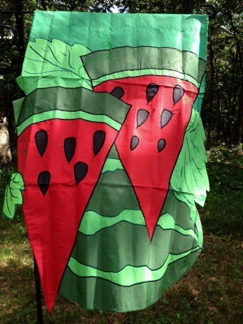 VINTAGE WATERMELON FLAG BY BALD EAGLE FLAG STORE DIVISION OF BALD EAGLE INDUSTRIES FREDERICKSBURG VA USA, PHOTOGRAPH BY BALDEAGLEINDUSTRIES.COM (540) 374-3480