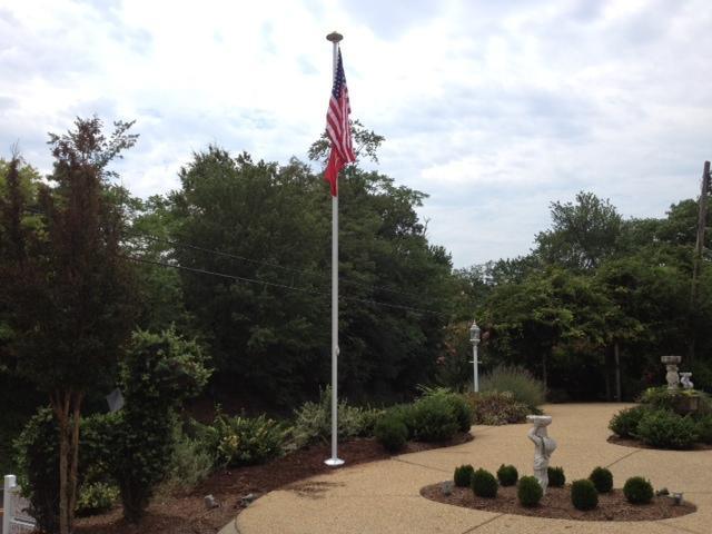 Flagpole Sales and Solar Flagpole Light Sales by Bald Eagle Flag Store Fredericksburg Virginia USA Photograph by baldeagleindustries.com 540-374-3480