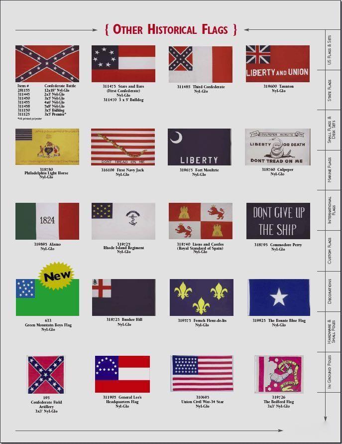 HISTORICAL FLAG BY BALD EAGLE FLAG STORE USA (540) 374-3480 Commercial Flagpole, Flag and Flag Product Since 1979