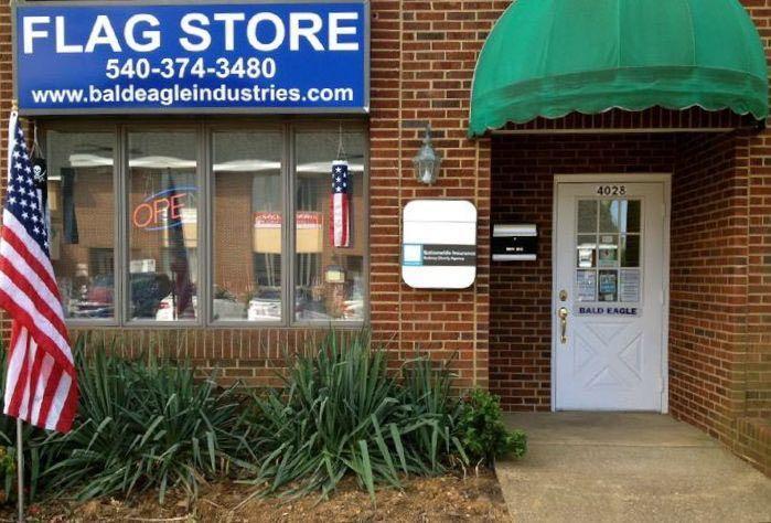 FLAGPOLE INSTALLATION, FLAGPOLE AND FLAG, FLAG PRODUCT, KITE, WINDSOCK AND GARDEN FLAG BY BALD EAGLE FLAG STORE FREDERICKSBURG VA USA (540) 374-3480