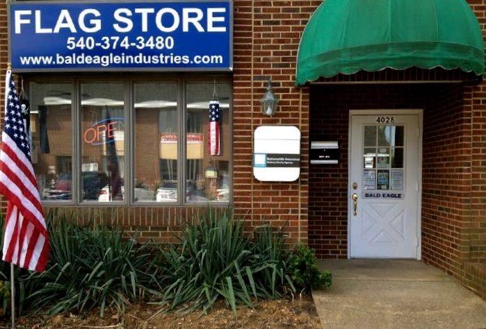 FLAGPOLE SALES BY BALD EAGLE FLAG STORE DIVISION OF BALD EAGLE INDUSTRIES 540-374-3480 PHOTOGRAPH BY BALDEAGLEINDUSTRIES.COM