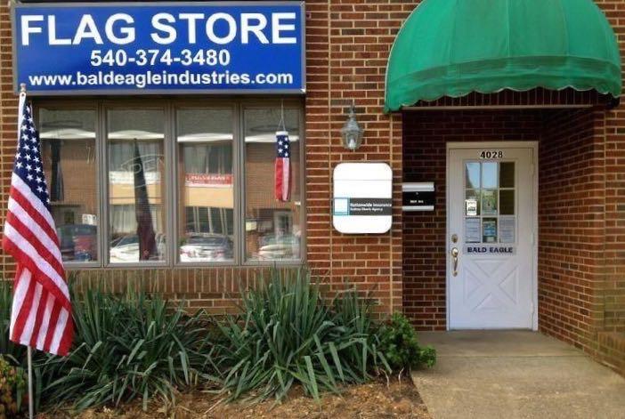 BALD EAGLE FLAG STORE FREDERICKSBURG VIRGINIA FLAG STORE SERVING RICHMOND, WARRENTON, CULPEPER, CHARLOTTESVILLE, HAYMARKET, FAIRFAX, ALEXANDRIA, STAFFORD