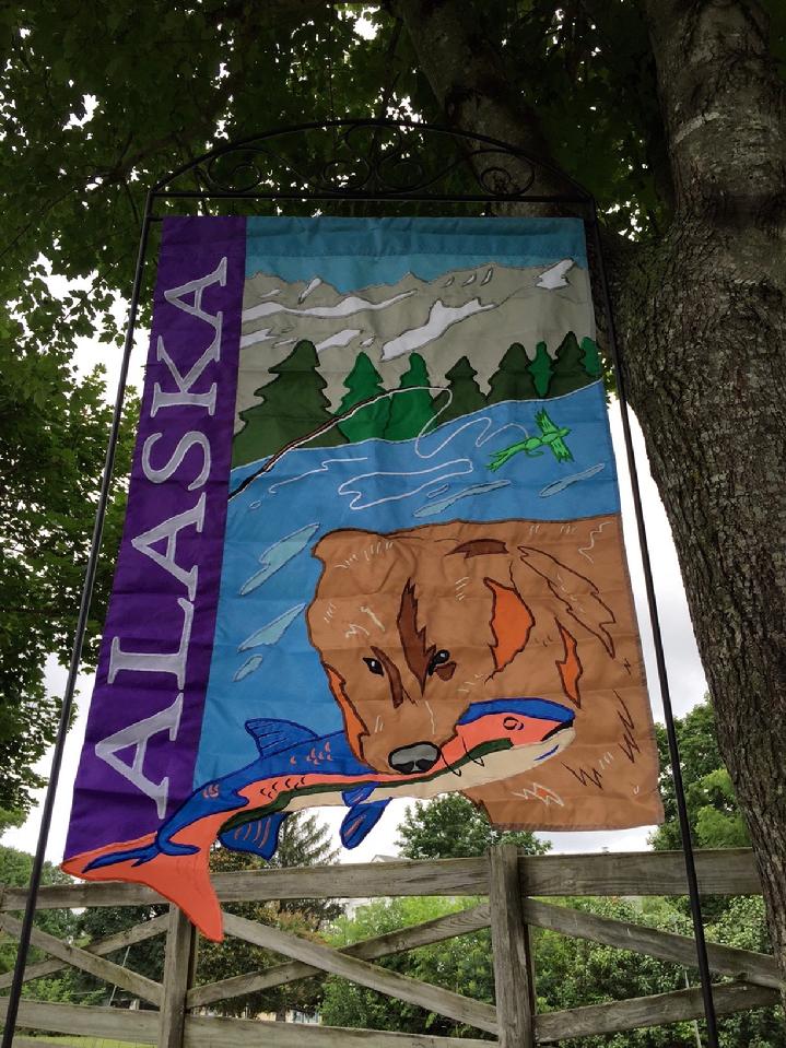 ALASKA FLAG SALES BY BALD EAGLE FLAG STORE FREDERICKSBURG VA 540-374-3480 PHOTOGRAPH BY BALDEAGLEINDUSTRIES.COM