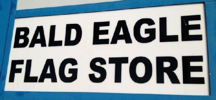 AMERICAN FLAG SALES AND FLAGPOLE SALES BY BALD EAGLE FLAG STORE USA, LARGE SCALE PRODUCTION OF FLAGS, FLAGPOLES AND FLAG PRODUCTS SINCE 1979, 540-374-3480 BALDEAGLEINDUSTRIES.COM