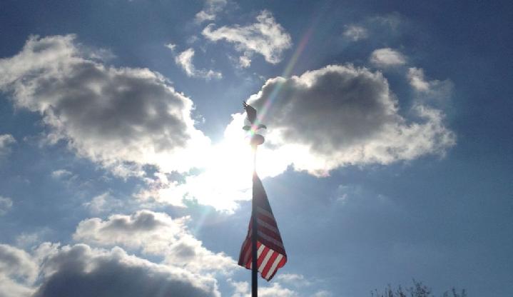 FLAGPOLE EAGLE AND UNITED STATES FLAG SALES FLAGPOLE SALES BY BALD EAGLE INDUSTRIES FREDERICKSBURG VA USA PHOTOGRAPH BY BALDEAGLEINDUSTRIES.COM AMERICAN FLAGS, FLAGPOLES AND FLAG PRODUCTS MADE IN USA