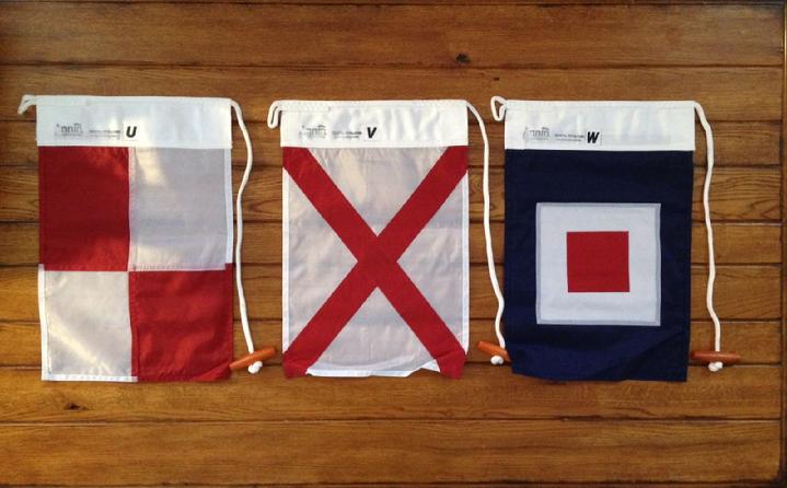 annin flag code signal flag set u v w