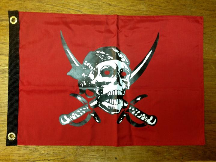 PIRATE FLAG PIRATE WINDSOCK BY BALD EAGLE FLAG STORE SERVING FREDERICKSBURG, RICHMOND, HAMPTON, NEWPORT NEWS, NORFOLK, VA BEACH, ARLINGTON, ALEXANDRIA, FAIRFAX, WINCHESTER, HARRISOBURG, SHENANDOAH, ROANOKE
