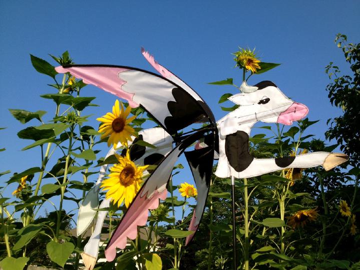 premier kites flying cow whirligig at bald eagle flag store fredericksburg va