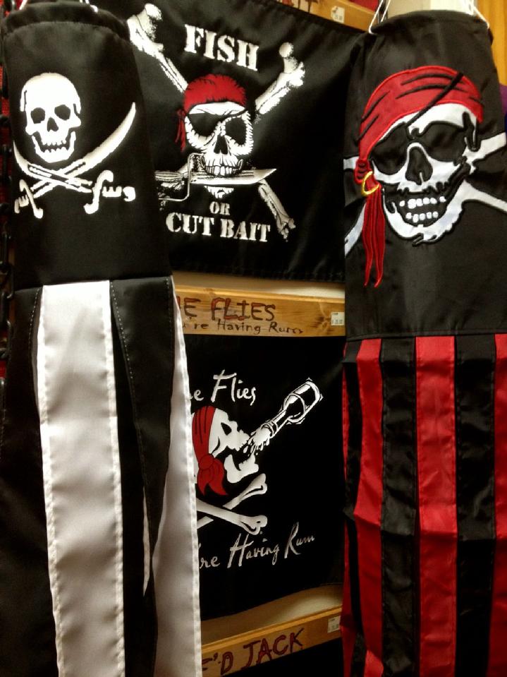 bald eagle flag store small pirate windsock and large pirate windsock