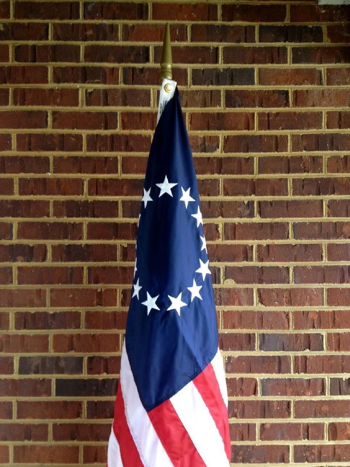 BETSY ROSS FLAG HISTORICAL FLAG BY BALD EAGLE FLAG STORE USA (540) 374-3480 Commercial Flagpole, Flag and Flag Product Since 1979