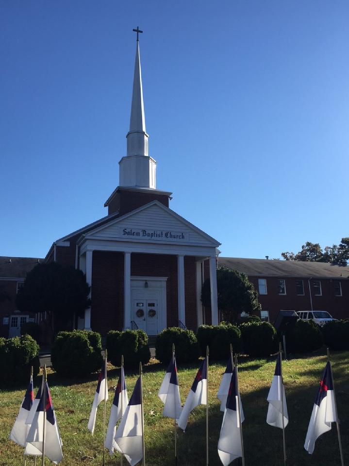 Christian Flag grave marker flag by Bald Eagle Flag Store Fredericksburg Virginia USA (540) 374-3480