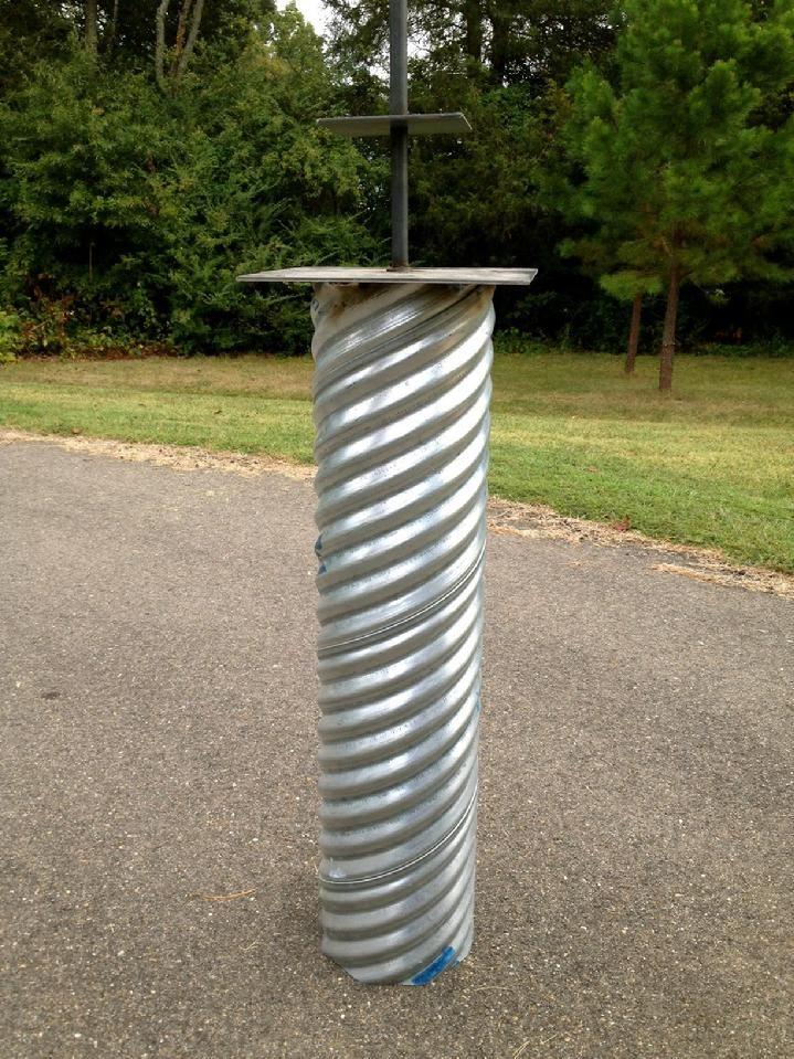 CORRUGATED METAL GROUND SLEEVE, FLAGPOLE PART FOR AMERICAN FLAG AND TAPERED ALUMINUM FLAGPOLE BY BALD EAGLE FLAG STORE SERVING FREDERICKSBURG VA, RICHMOND VA, HAMPTON VA, NEWPORT NEWS VA, NORFOLK VA, VA BEACH VA, ARLINGTON VA, ALEXANDRIA VA, FAIRFAX VA, WINCHESTER VA, HARRISONBURG VA, ROANOKE VA, CHARLOTTESVILLE VA, WARRENTON VA, STAFFORD VA, QUANTICO MARINE CORPS BASE