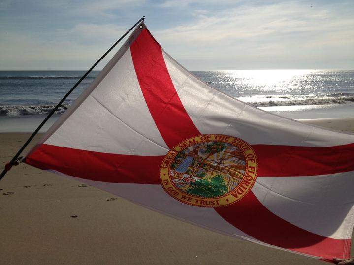 FLORIDA FLAG, FLAG, FLAGPOLE AND FLAG PRODUCT BY BALD EAGLE FLAG STORE SERVING FREDERICKSBURG VA, RICHMOND VA, HAMPTON VA, NEWPORT NEWS VA, NORFOLK VA, VA BEACH VA, ARLINGTON VA, ALEXANDRIA VA, FAIRFAX VA, WINCHESTER VA, HARRISONBURG VA, ROANOKE VA, CHARLOTTESVILLE VA, WARRENTON VA, STAFFORD VA, QUANTICO MARINE CORPS BASE