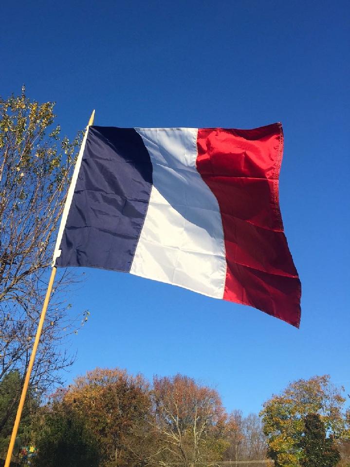 FRANCE FLAG BY BALD EAGLE FLAG STORE FREDERICKSBURG VIRGINIA (540) 37403480