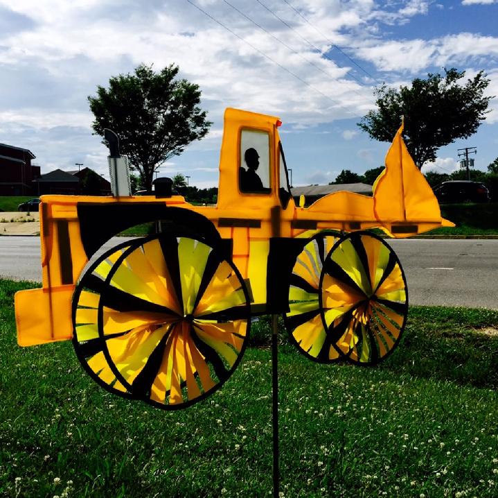 FRONT END LOADER SPINNER BY BALD EAGLE FLAG STORE AMERICAN FLAG FLAGPOLE AND FLAG PRODUCT SINCE 1979 (540) 374-3480
