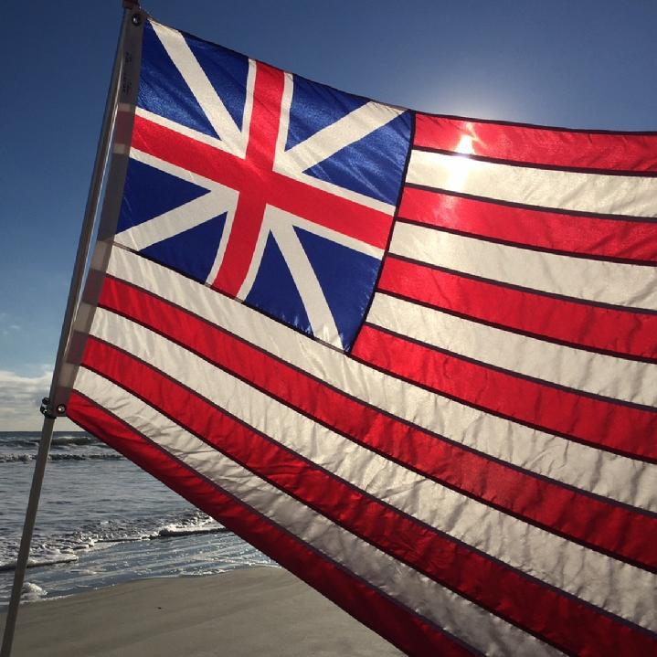 GRAND UNION FLAG BY BALD EAGLE FLAG STORE (540) 374-3480 OLDEST OPERATING FLAGPOLE AND FLAG STORE IN FREDERICKSBURG VA USA SERVING RICHMOND, HAMPTON, NEWPORT NEWS, NORFOLK, VA BEACH, ARLINGTON, ALEXANDRIA, FAIRFAX, WINCHESTER, HARRISONBURG, ROANOKE, WARRENTON, STAFFORD AND QUANTICO MARINE CORPS BASE