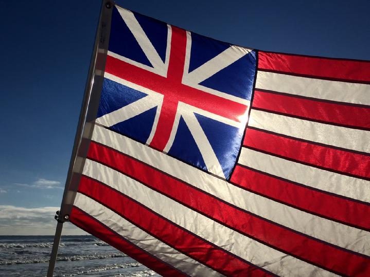 GRAND UNION FLAG BY BALD EAGLE FLAG STORE (540) 374-3480 OLDEST OPERATING FLAGPOLE AND FLAG STORE IN FREDERICKSBURG VA USA SERVING RICHMOND, HAMPTON, NEWPORT NEWS, NORFOLK, VA BEACH, ARLINGTON, ALEXANDRIA, FAIRFAX, WINCHESTER, HARRISONBURG, ROANOKE, WARRENTON, STAFFORD AND QUANTICO MARINE CORPS BASE