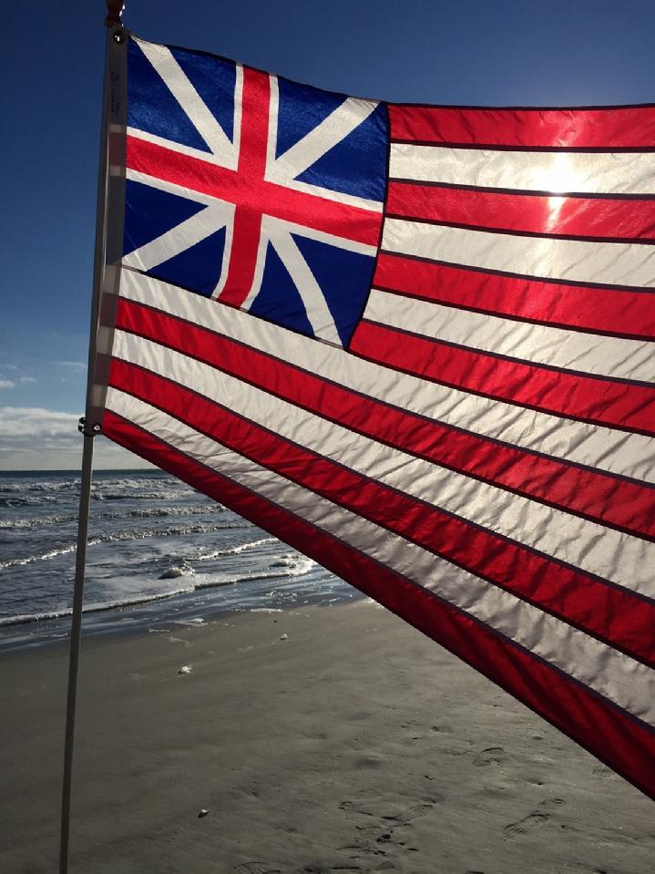 GRAND UNION FLAG BY BALD EAGLE FLAG STORE (540) 374-3480 OLDEST OPERATING FLAGPOLE AND FLAG STORE IN FREDERICKSBURG VA USA SERVING RICHMOND, HAMPTON, NEWPORT NEWS, NORFOLK, VA BEACH, ARLINGTON, ALEXANDRIA, FAIRFAX, WINCHESTER, HARRISONBURG, ROANOKE, WARRENTON, STAFFORD AND QUANTICO MARINE CORPS BASE