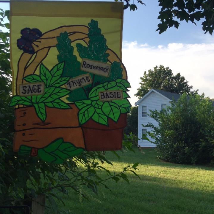 HERBS FLAG GARDEN FLAG BY BALD EAGLE FLAG STORE 540-374-3480 PHOTOGRAPH BY BALDEAGLEINDUSTRIES.COM