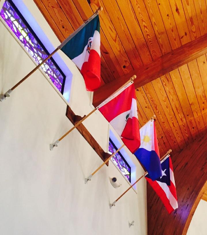 INTERNATIONAL FLAG COUNTRY FLAGS AT CHURCH BY BALD EAGLE FLAG STORE SERVING  ALABAMA, ALASKA, ARIZONA, ARKANSAS, CALIFORNIA, COLORADO, CONNECTICUT, DELAWARE, FLORIDA, GEORGIA, HAWAII, IDAHO, ILLINOIS, INDIANA, IOWA, KANSAS, KENTUCKY, LOUISIANA, MAINE, MARYLAND, MASSACHUSETTS, MICHIGAN, MINNESOTA, MISSISSIPPI, MISSOURI, MONTANA, NEBRASKA, NEVADA, NEW HAMPSHIRE, NEW JERSEY, NEW MEXICO, NEW YORK, NORTH CAROLINA, NORTH DAKOTA, OHIO, OKLAHOMA, OREGON, PENNSYLVANIA, RHODE ISLAND, SOUT CAROLINA, SOUTH DAKOTA, TENNESSEE, TEXAS, UTAH, VERMONT, VIRGINIA, WASHINGTON STATE, WEST VIRGINIA, WISCONSIN, WYOMING