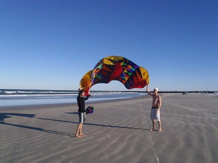 MEGA SLED KITE PARAFOIL KITE BY BALD EAGLE FLAG STORE FREDERICKSBURG VA USA, PHOTOGRAPH BY BALDEAGLEINDUSTRIES.COM (540) 374-3480