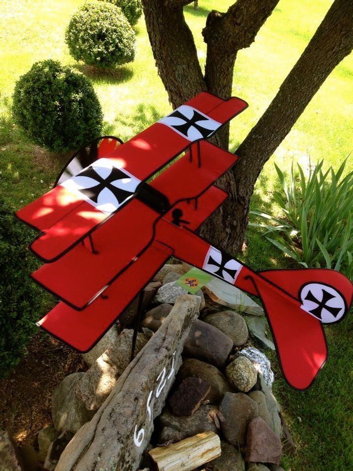 RED BARON TRIPLANE SPINNER AIRPLANE SPINNER BY BALD EAGLE FLAG STORE FREDERICKSBURG VA USA (540) 374-3480 PHOTOGRAPH BY BALDEAGLEINDUSTRIES.COM