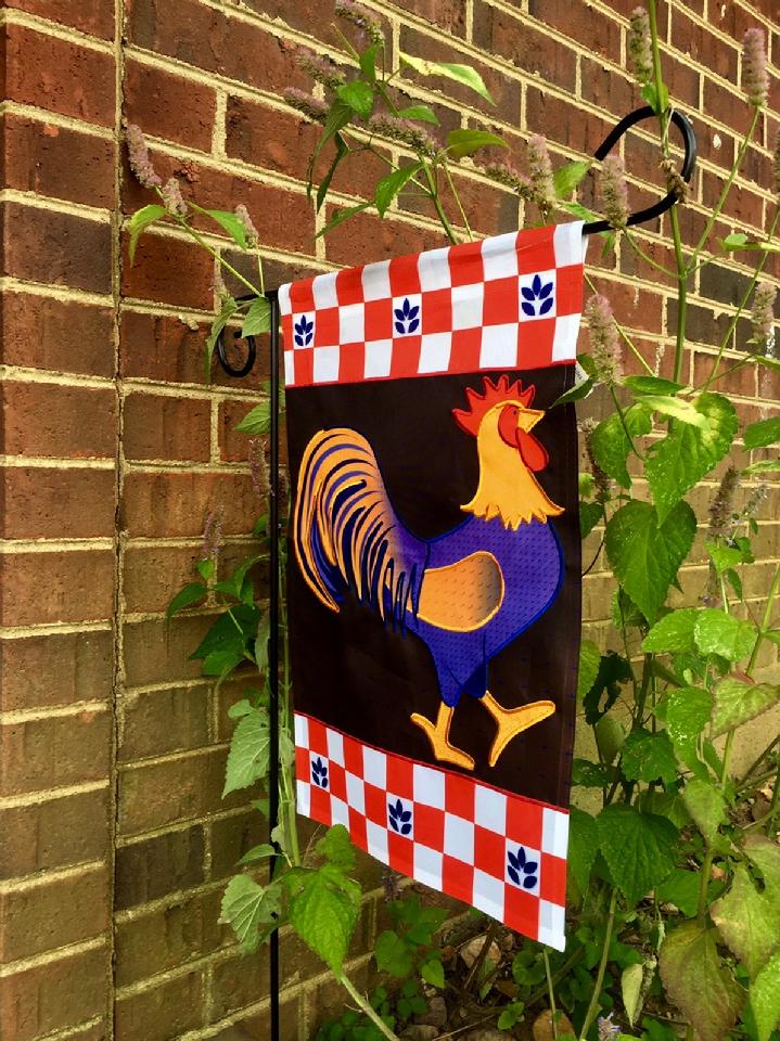 ROOSTER FLAG CHICKEN FLAG BY BALD EAGLE FLAG STORE FREDERICKSBURG VA USA 540-374-3480 PHOTOGRAPH BY BALDEAGLEINDUSTRIES.COM