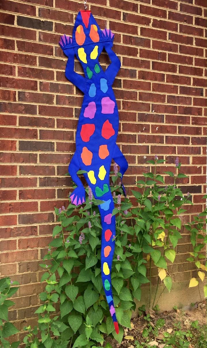RAINBOW SALAMANDER HANGING BANNER FLAG SALES BY BALD EAGLE FLAG STORE FREDERICKSBURG VA USA, 540-374-3480 PHOTOGRAPH BY BALDEAGLEINDUSTRIES.COM