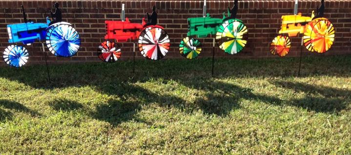 JOHN DEERE TRACTOR GARDEN SPINNER COLLECTION BY BALD EAGLE FLAG STORE DIVISION OF BALD EAGLE INDUSTRIES SERVING FREDERICKSBURG, RICHMOND, HAMPTON, NEWPORT NEWS, NORFOLK, VA BEACH, ARLINGTON, ALEXANDRIA, FAIRFAX, STAFFORD, ASHLAND, MIDLOTHIAN, PETERSBURG, CHARLOTTESVILLE, CULPEPER, WARRENTON, MANASSAS, HAYMARKET, FRONT ROYAL, STRAUSBURG VA