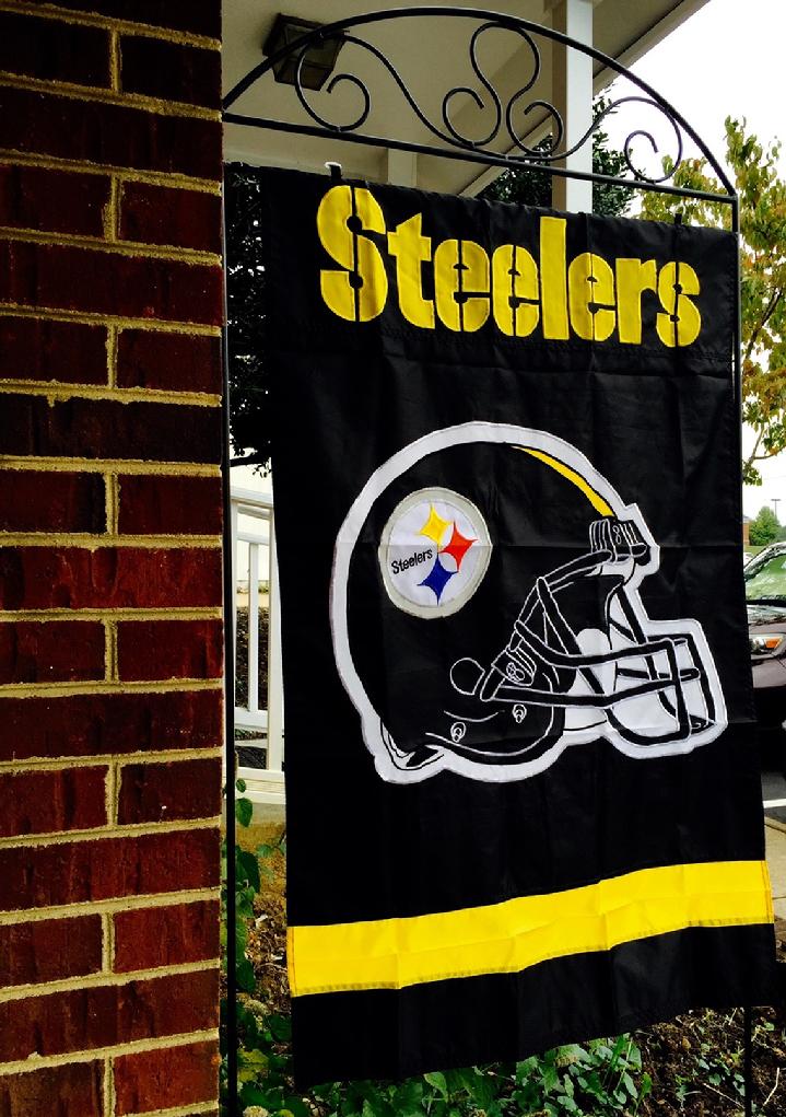STEELERS FLAG NFL FLAG BY BALD EAGLE FLAG STORE FREDERICKSBURG VA USA, PHOTOGRAPH BY BALDEAGLEINDUSTRIES.COM (540) 374-3480 FLAG AND FLAGPOLE SALES BY BALD EAGLE INDUSTRIES SERVING RICHMOND, HAMPTON, NEWPORT NEWS, NORFOLK, VA BEACH, ARLINGTON, ALEXANDRIA, FAIRFAX, QUANTICO, STAFFORD
