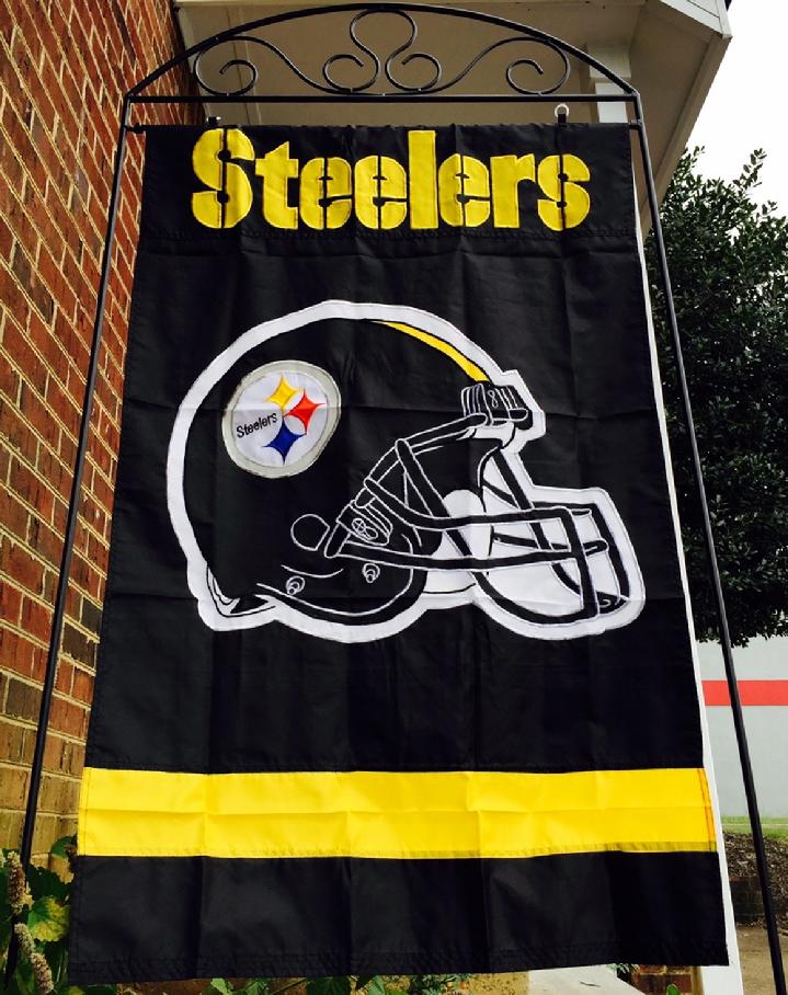 STEELERS FLAG NFL FLAG BY BALD EAGLE FLAG STORE FREDERICKSBURG VA USA, PHOTOGRAPH BY BALDEAGLEINDUSTRIES.COM (540) 374-3480 FLAG AND FLAGPOLE SALES BY BALD EAGLE INDUSTRIES SERVING RICHMOND, HAMPTON, NEWPORT NEWS, NORFOLK, VA BEACH, ARLINGTON, ALEXANDRIA, FAIRFAX, QUANTICO, STAFFORD