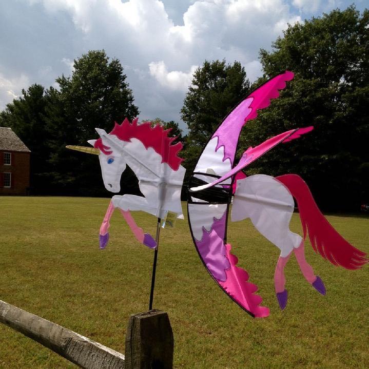 UNICORN SPINNER, WHIRLIGIG AND WIND SPINNER SALES BY BALD EAGLE FLAG STORE FREDERICKSBURG VA USA, FLAG STORE SERVING FREDERICKSBURG, RICHMOND, HAMPTON, NEWPORT NEWS, NORFOLK, VA BEACH, ARLINGTON, ALEXANDRIA, FAIRFAX, WINCHESTER, HARRISONBURG, ROANOKE, CHARLOTTESVILLE, WARRANTOR, MANASSAS, NOKESVILLE, QUANTICO, STAFFORD, PHOTOGRAPH BY BALDEAGLEINDUSTRIES.COM (540) 374-3480