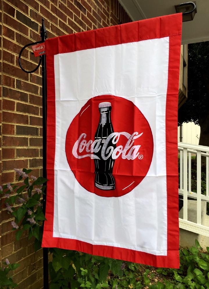 Vintage Coca Cola Flag By Bald Eagle Flag Store Fredericksburg Va Usa
