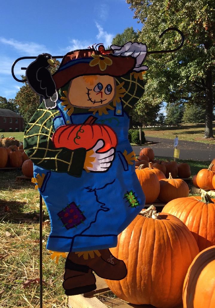 DELUXE 3D SCARECROW FLAG GARDEN FLAG BY BALD EAGLE FLAG STORE AMERICAN FLAG AND FLAGPOLE, BALDEAGLEINDUSTRIES.COM (540) 374-3480, FLAG STORE SERVING FREDERICKSBURG, RICHMOND, HAMPTON, NEWPORT NEWS, NORFOLK, VA BEACH, ARLINGTON, ALEXANDRIA, FAIRFAX, STAFFORD, CHARLOTTESVILLE, HARRISONBURG, WINCHESTER, HAYMARKET, FRONT ROYAL, MANA