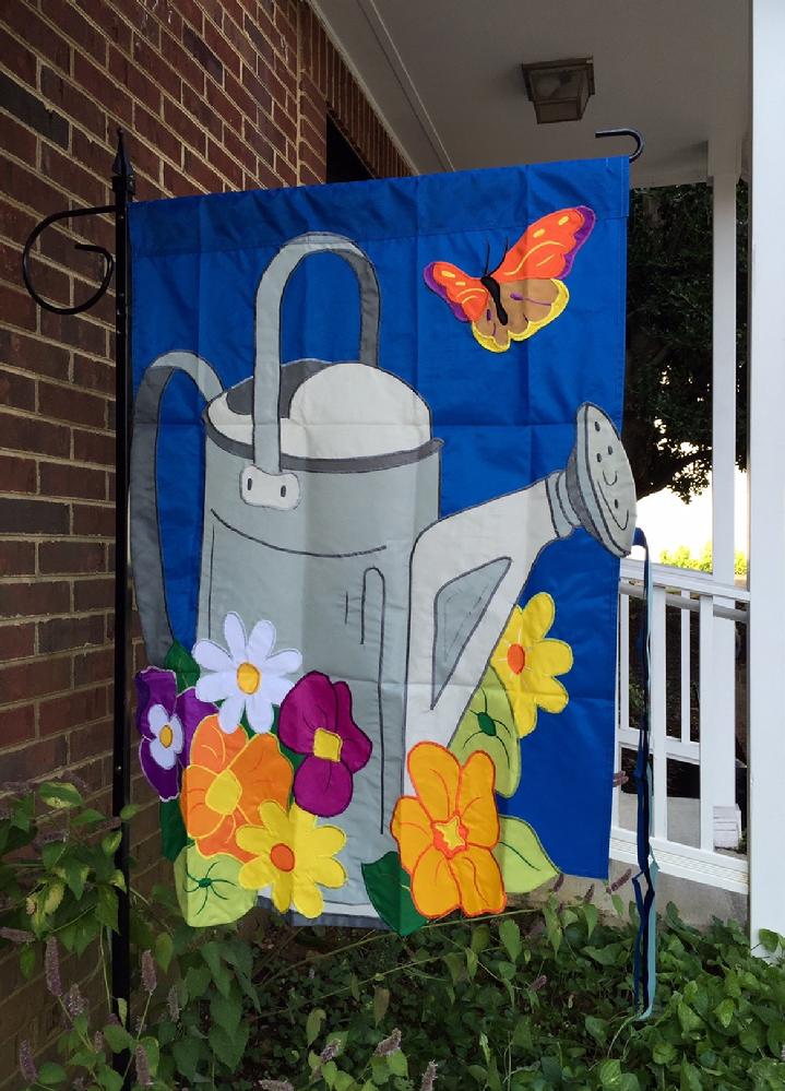 WATERING CAN FLAG BY BALD EAGLE FLAG STORE 540-374-3480 PHOTOGRAPH BY BALDEAGLEINDUSTRIES.COM