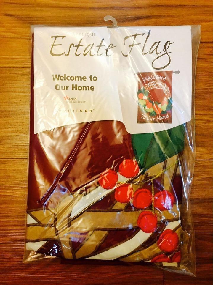 WELCOME TO OUR HOME ESTATE FLAG SALES BY BALD EAGLE FLAG STORE FREDERICKSBURG VA USA 540-374-3480 PHOTOGRAPH BY BALDEAGLEINDUSTRIES.COM