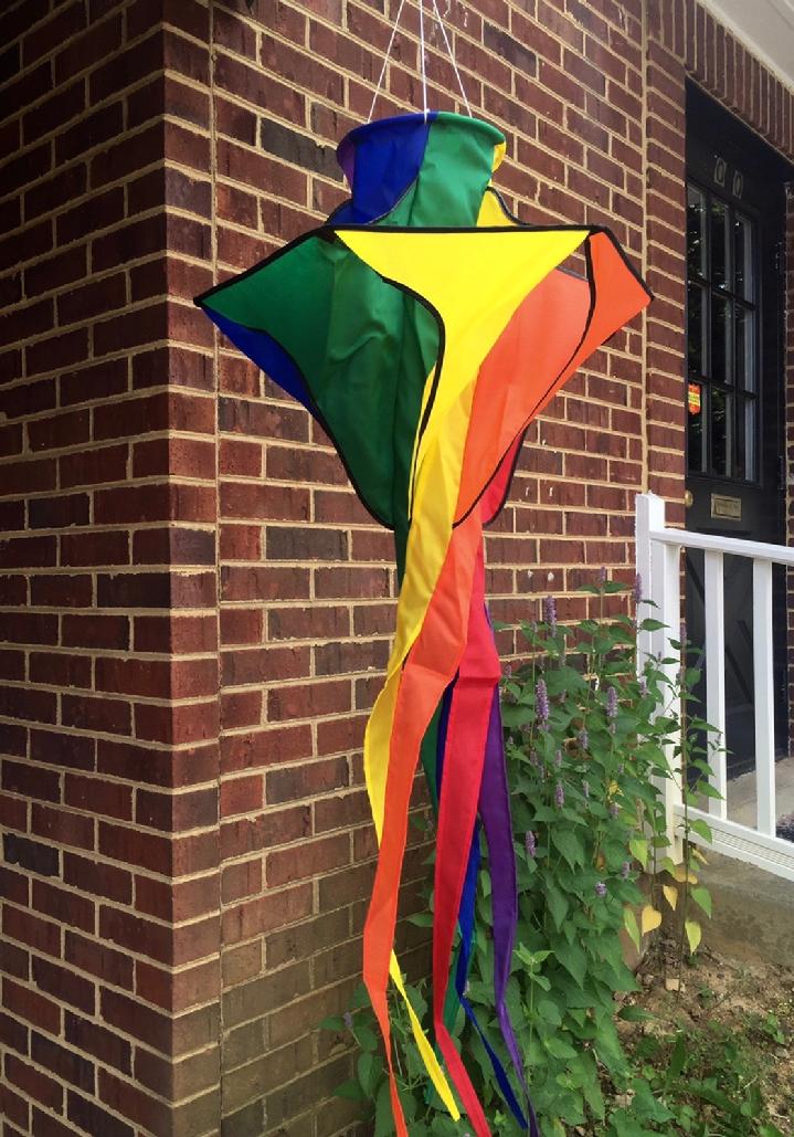 VINTAGE SOLARMAX NYLON RAINBOW WINDSOCK SALES BY BALD EAGLE FLAG STORE FREDERICKSBURG VA USA, 540-374-3480 PHOTOGRAPH BY BALDEAGLEINDUSTRIES.COM