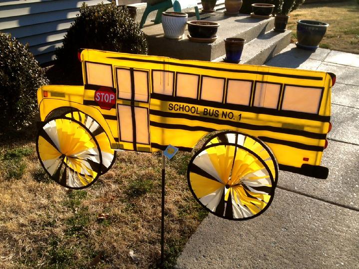 large solarmax nylon school bus spinner from bald eagle flag store, serving richmond, hampton, norfolk, newport news, va beach, arlington, alexandria, fairfax, winchester, harrisonburg, roanoke